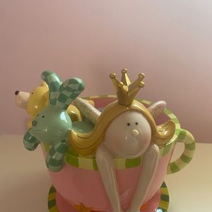 Whimsical piggy bank for girl.
